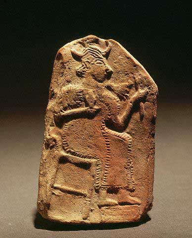 Goddess on a Throne ca. 1300 BC