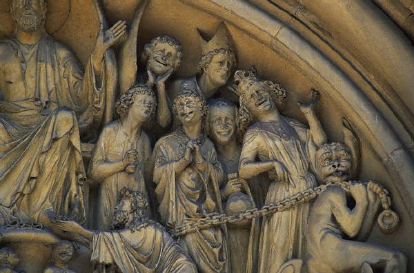 The Last Judgment Tympanum on Bamberg Cathedral 1225