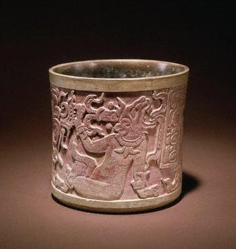 Cylindrical Vessel With the Hero Twins ca. 600-800