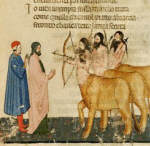 Manuscript Illumination from Dante's Divine Comedy of 15th century