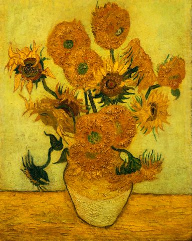 Sunflowers by Vincent Van Gogh 1889