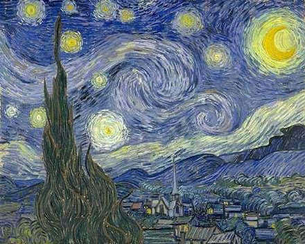 Starry Night by Van Gogh 1889