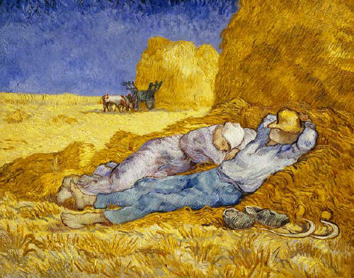 Noon. Rest by Vincent van Gogh 1890