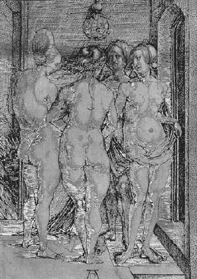 А. Дюрер  "Четыре ведьмы" 1497