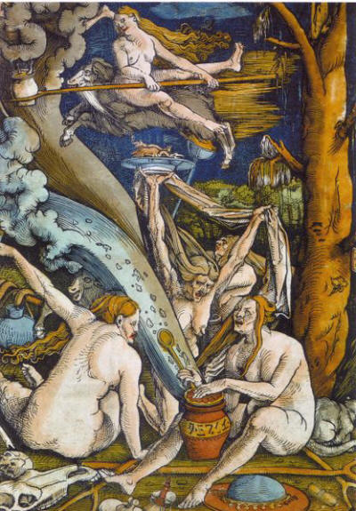 ommune of witches by Hans Baldung Grien 1508