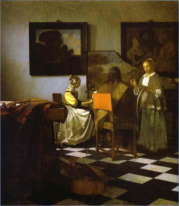 Jan Vermeer. The Concert. c.1665-1666