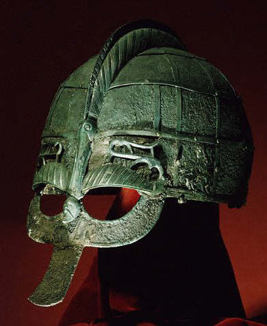7th century helmet from Vendel boat grave no. 1, Uppland, Sweden