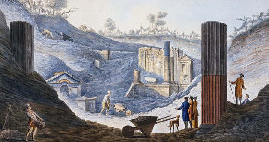 Early Excavations at Herculaneum