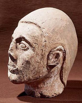 Male Votive Head 3rd B.C.