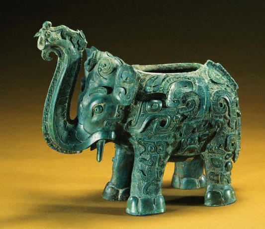 Shang dynasty elephant-shaped zun