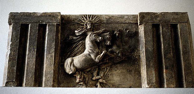Metope Depicting Helios on his Chariot