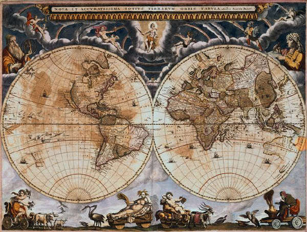 World Map by Jan Blaeu