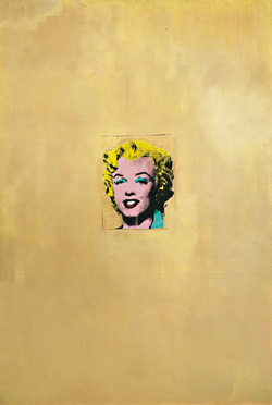 Gold Merilyn Monroe by Andy Warhol 1962