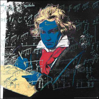 Bethoven by Andy Warhol 1987