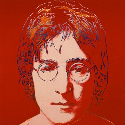 John Lennon by Andy Warhol са. 1985
