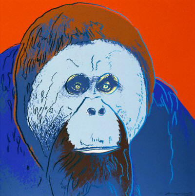 Orangutan  by Andy Warhol