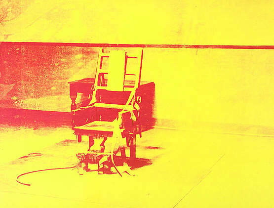 Electric chair by Andy Warhol