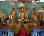 Praying at a Buddhist Altar